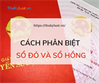 Vietnam: How to distinguish between "red book" and "pink book" in the simplest way